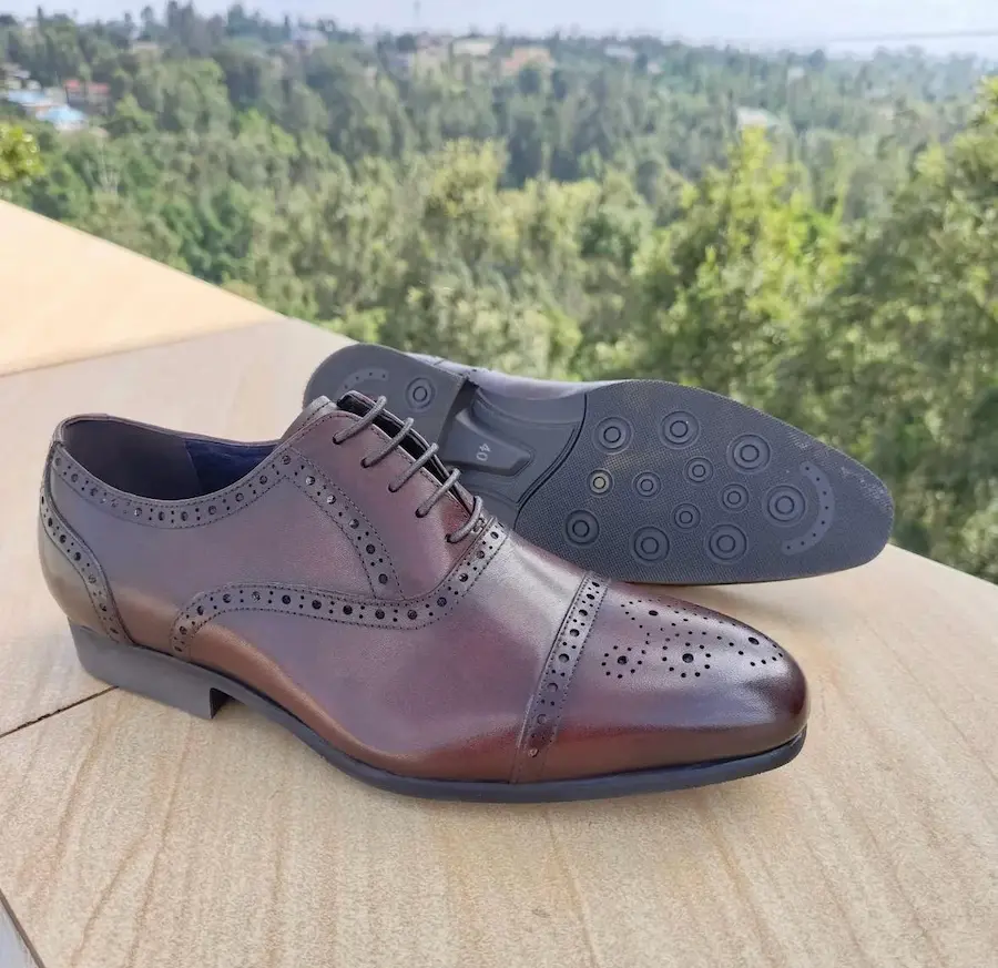 Brown Leather Oxford Brogues
