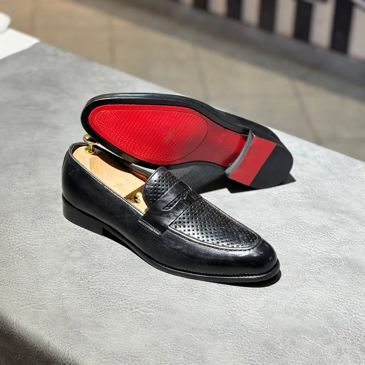 Executive Black Penny Loafers alternate view