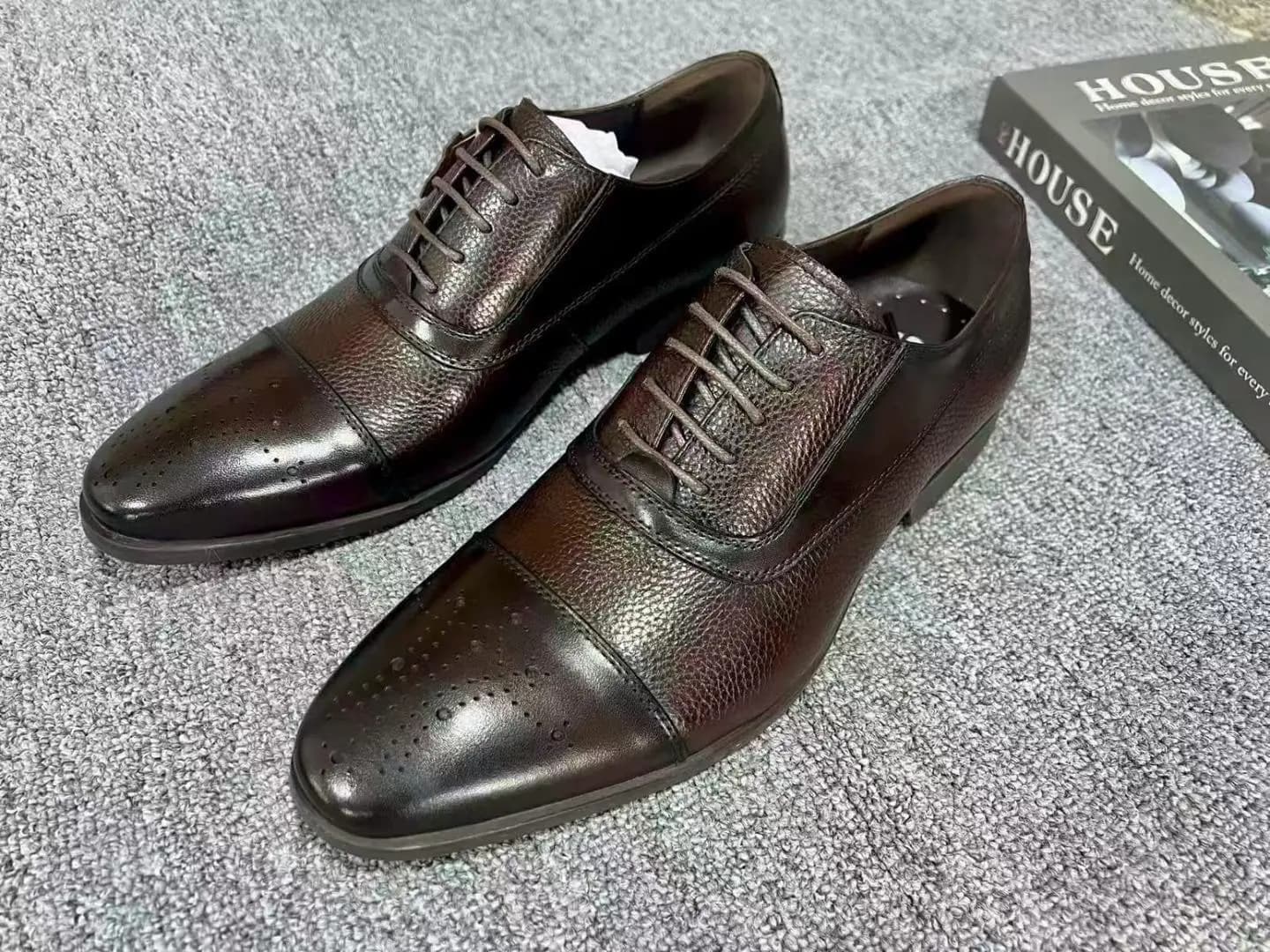 Executive Cap Toe Oxford – Dark Brown alternate view