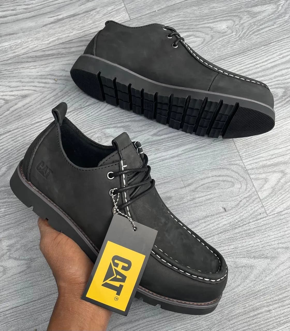 CAT Rugged Moc Casual Shoes – Grey alternate view